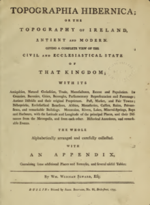 Topographia Hibernica or the Topography of Ireland, Ancient and Modern - Seward, William Wenman