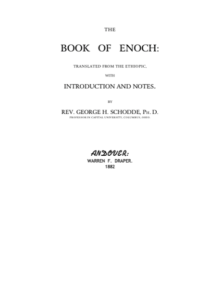 The Book of Enoch, Translated from the Ethiopic, with Introduction and Notes - Schodde, George H.