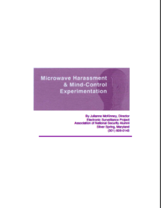 Microwave Harassment & Mind-Control Experimentation by Julianne McKinney (PDF)