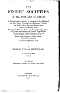 The Secret Societies of All Ages and Countries, Volume II - Heckethorn, Charles William