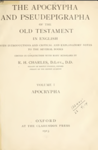 The Apocrypha and Pseudepigrapha of the Old Testament in English, Vol 1 - Charles, R. H.